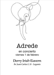 Concierto de Adrede en el Derry