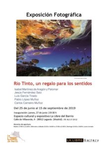 Exposición fotográfica "Río Tinto, una regalo para los sentidos"
