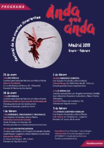 Festival de los cuentos itinerantes Anda que Anda