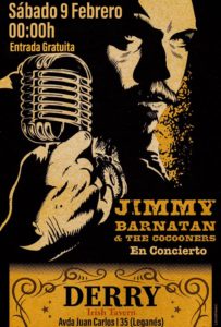 Jimmy Barnatán en concierto blues en Derry