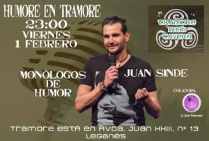 Monólogos de humor con Juan Sinde en Tramore