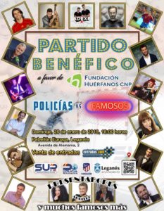 Partido benéfico a favor de la Fundación Huérfanos CNP