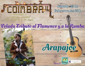 Tributo al Flamenco y a la Rumba con Arapajoe en el Coimbra