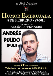 Puli, Andrés Pulido en la Perla Embrujada