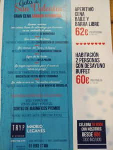 San Valentin Hotel Tryp Leganés