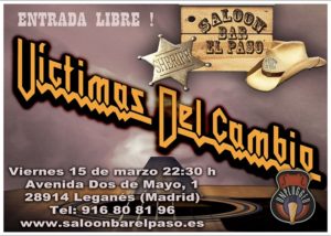 Concierto de  Victimas del Cambio en el Paso