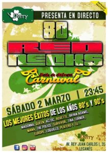 80 Red Necks en concierto en el Derrys Irish Tavern