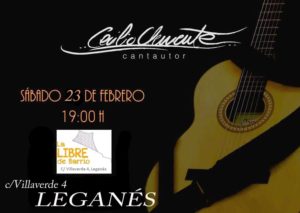 CONCIERTO DEL CANTAUTOR  CECILIO CLEMENTE