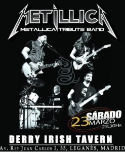 Concierto Metillica tributo a Metalica en el Derry