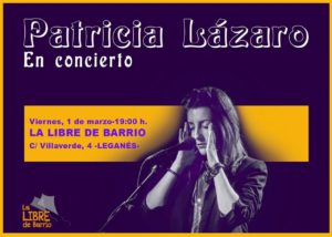 Concierto de PATRICIA LÁZARO en la Libre