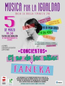 Música por la igualdad el No de las Niñas y Faneka