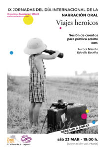 Narración oral en la Libre Viajes Heroicos público adulto