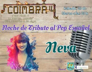 Neva tributo al Pop Español en el Coimbra