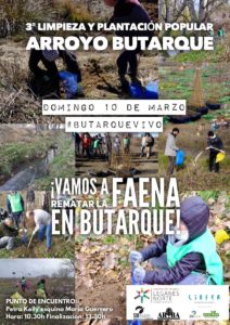 Tercera limpieza y plantación popular del Arroyo Butarque