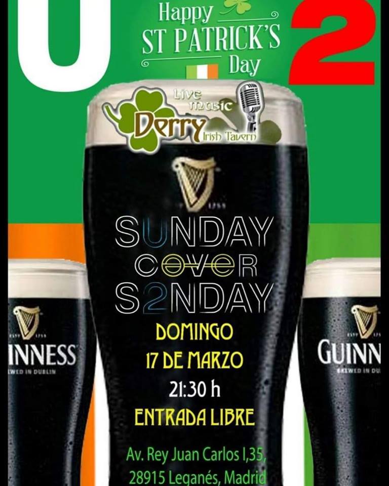 Tributo U2 Sunday Cover S2nday en el Derry