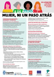 Programa 8 de marzo día Internacional De La Mujer