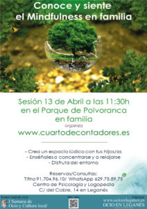 Actividades familiares en Leganes Conoce y siente el Mindfulness en familia