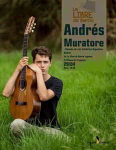 Concierto de Andrés Muratore en la Libre