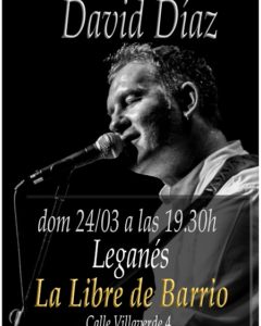 Concierto de David Díaz en la Libre