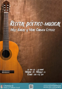 Evento musical en Meraki: Recital Poético