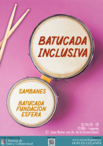 batucada inclusiva en el centro