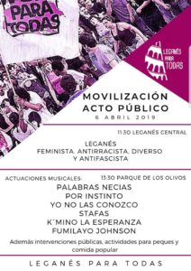 6 de abril, Manifestación y eventazo