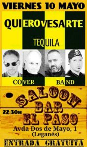 Concierto Tributo a Tequila en el Paso con Quierovesarte
