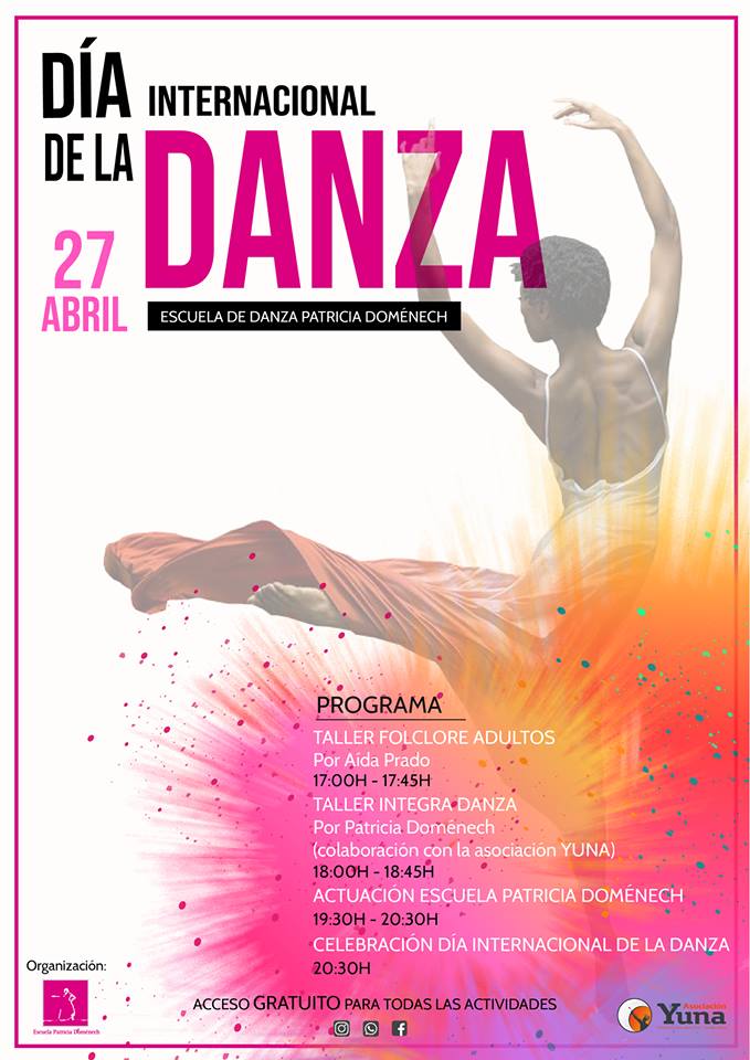 Celebración del DÍA INTERNACIONAL DE LA DANZA en la escuela Patricia Doménech