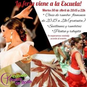 La Feria de Abril viene a la Escuela Pasos de Baile