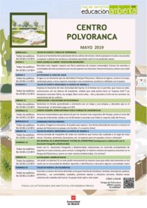 actividades centro polvoranca mayo 2019