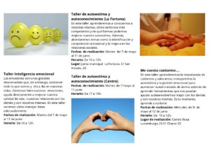 Talleres Mujer y Salud gratuitos
