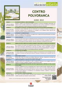 Actividades en el CEA Polvoranca en junio 2019