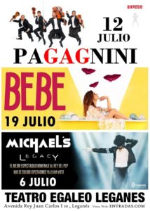 Espectáculos en el Egaleo 2019