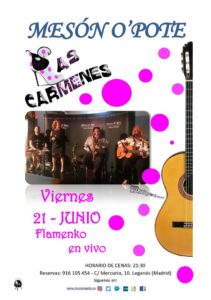 Flamenco en vivo las Carmenes en el O´pote