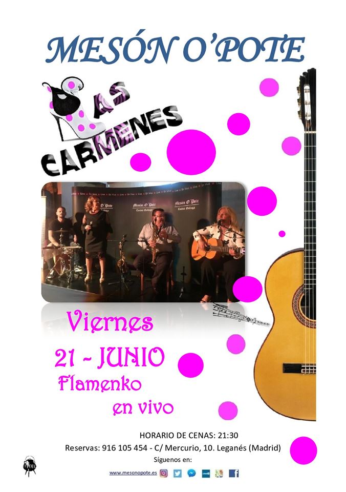 Flamenco en vivo las Carmenes en el O´pote