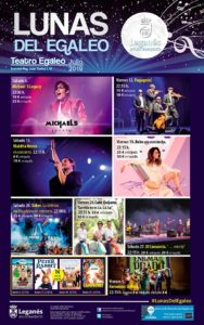Lunas del Egaleo 2019 programación completa
