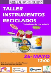Taller de instrumentos reciclados