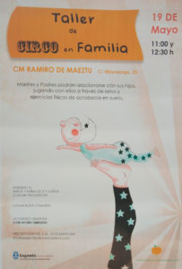 taller de circo en familia