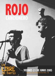 Presentamos Rojo en la Libre de Barrio