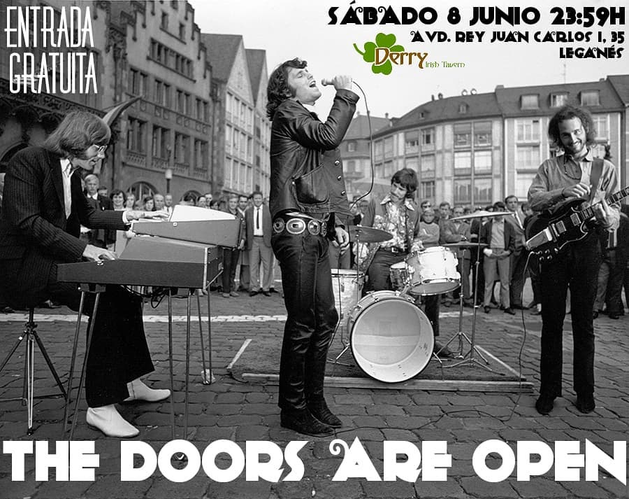 The doors are open en el Derry tributo a The Doors