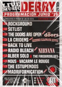 Programación Derry junio 2019