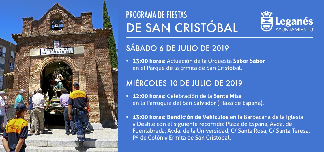 Fiestas de San Cristóbal Leganés 2019