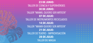 Programa Veranos Sambil Kids espectáculos y talleres
