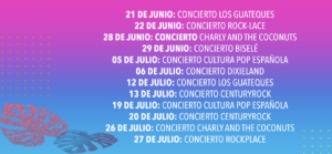 Programa Veranos Sambil éxitos musicales de los 60, 70 y 80