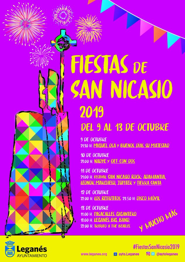 Fiestas de San Nicasio 2019 conciertos