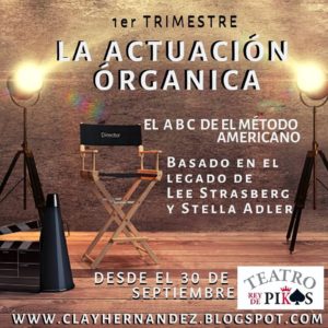 Clases de "LA ACTUACIÓN ORGÁNICA" en el Teatro Rey de Pikas