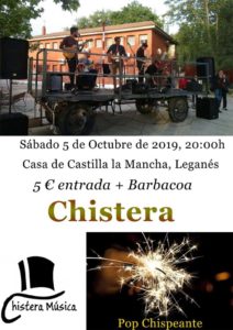 Chistera en Concierto en La Casa Regional de Castilla La Mancha