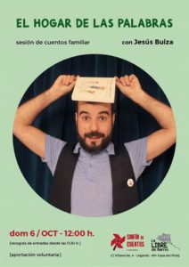 Cuenta cuentos Sesión infantil: El hogar de las palabras .