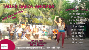 Talleres de Danza Africana con Percusión en Vivo