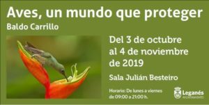 Exposición fotográfica "Aves, un mundo que proteger"